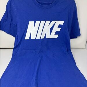 Nike Royal Blue Tee with White Logo